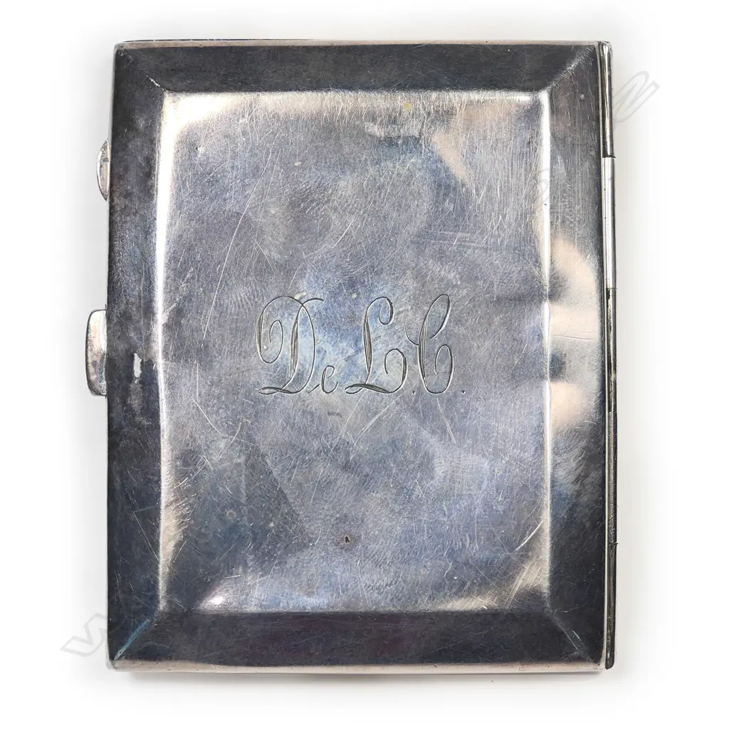 Joseph Swindell & Son (Christchurch) silver and nephrite cigarette case, Image 1++